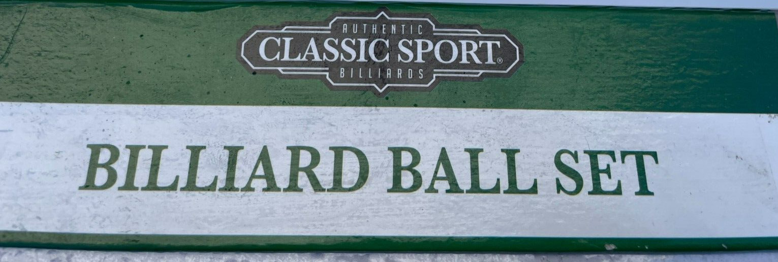 Authentic Classic Sports Billiard Ball Set Official Size Pool