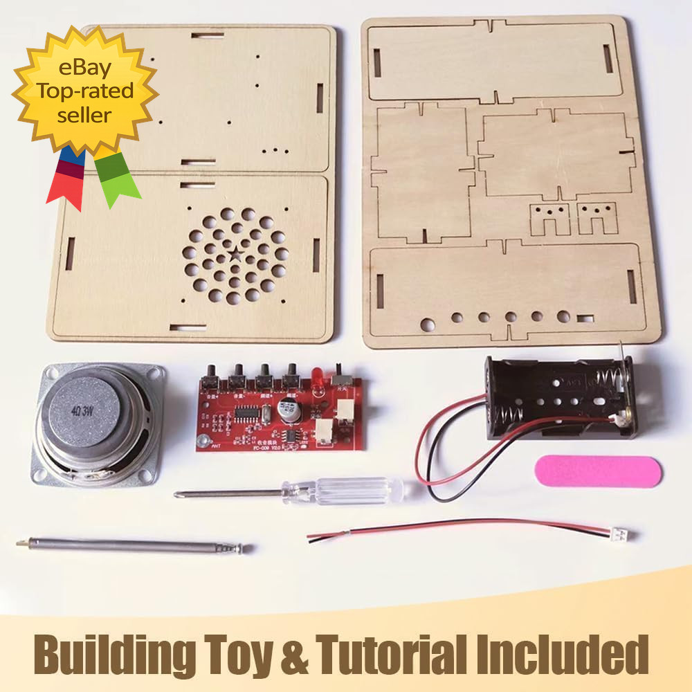 STEM Science Kit DIY Radio Building Electronics Project Toy for Kids LearningKit