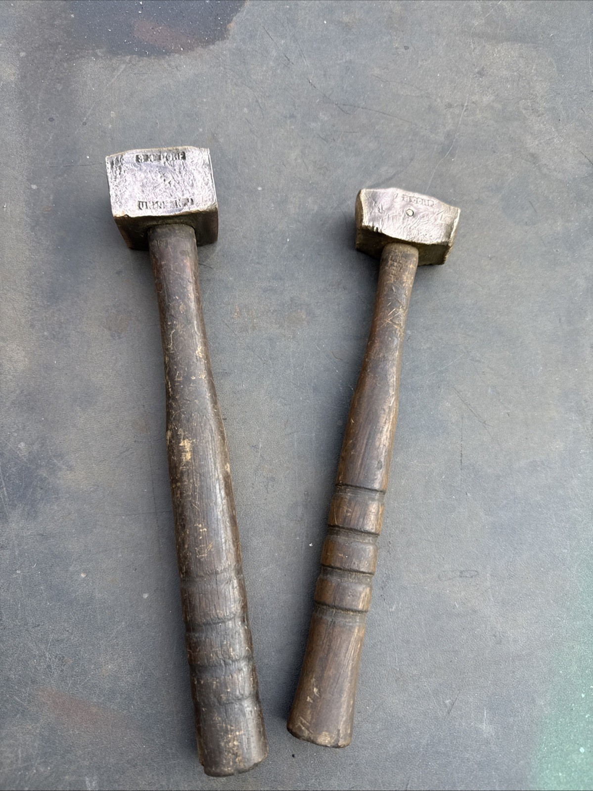 Vintage Brass Bronze Hammer   BH Corp USA 2 Piece