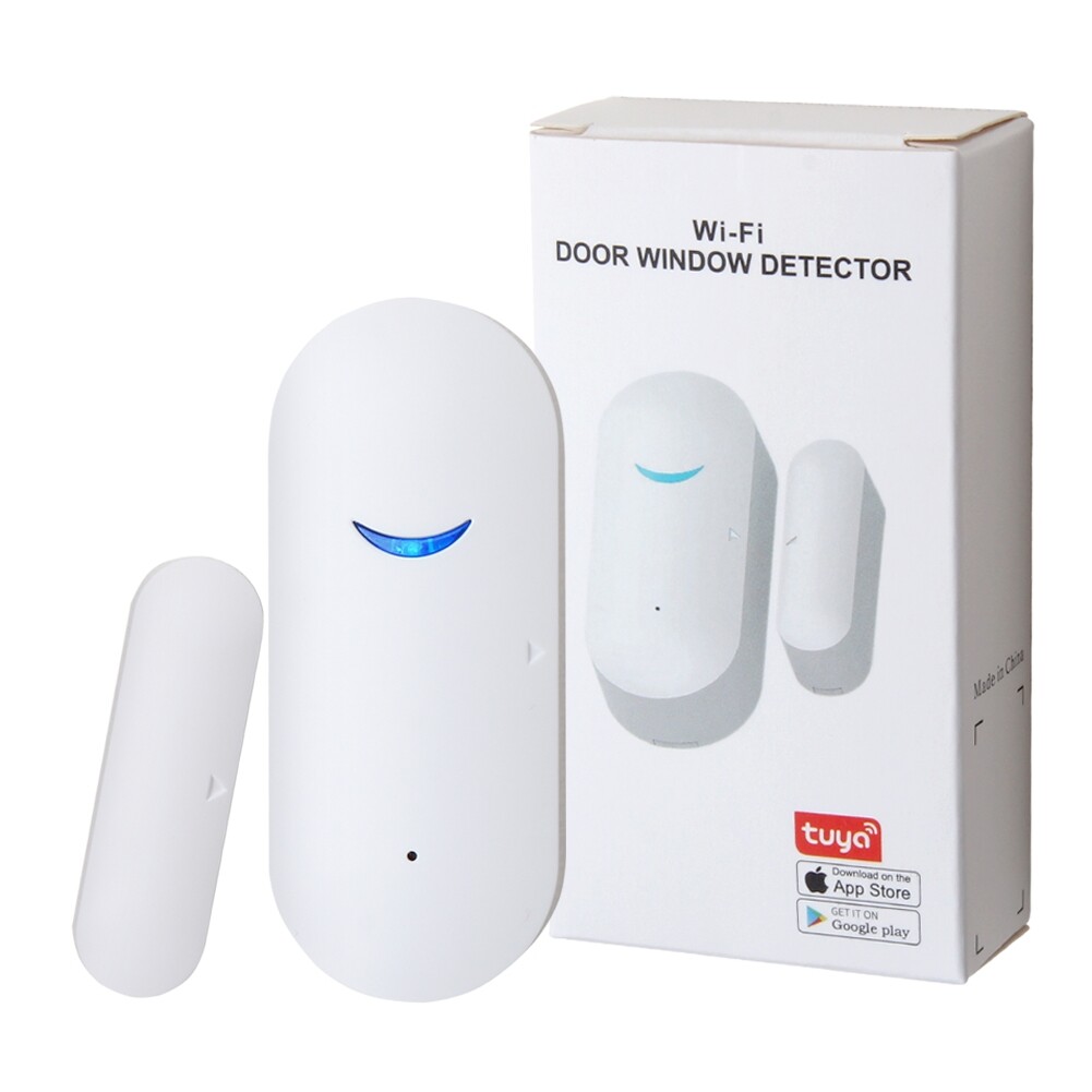 WiFi Wireless Smart Door Window Sensor Detector Safe Alarm for Alexa Google Home