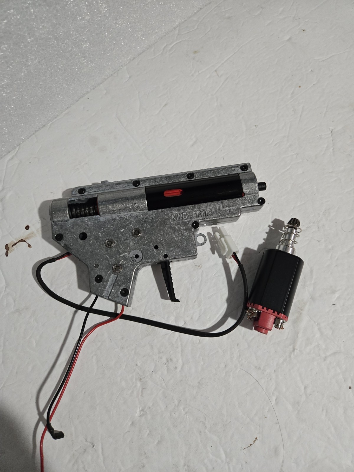 King Arms Airsoft AEG V2 Quick Change Spring Metal Gearbox With Motor