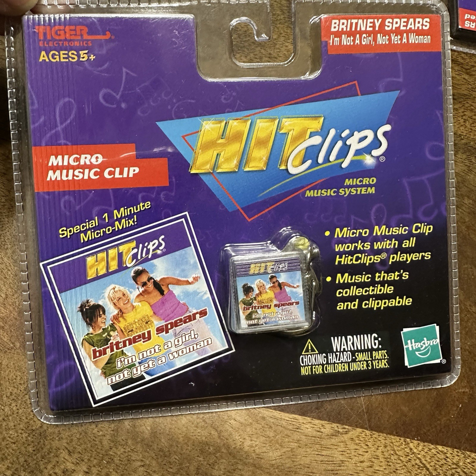 Vintage Hit Clips Brittany Spears Im Not A Girl Not Yet A Woman Clip NEW Y2K