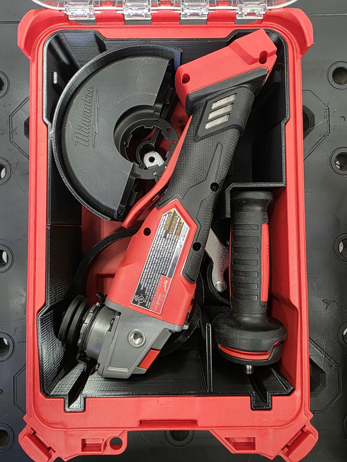 M18 Angle Grinder PACKOUT Insert (48-22-8435) – Grinder + Accessories Storage |