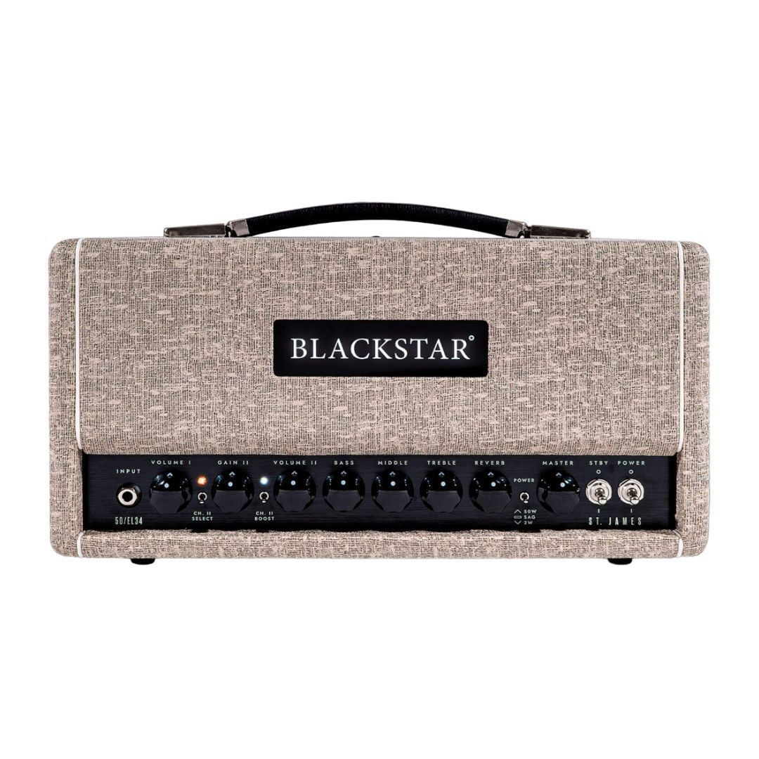 Blackstar St. James 50 watt Tube Head EL34 Tubes VINTAGE (Fawn)
