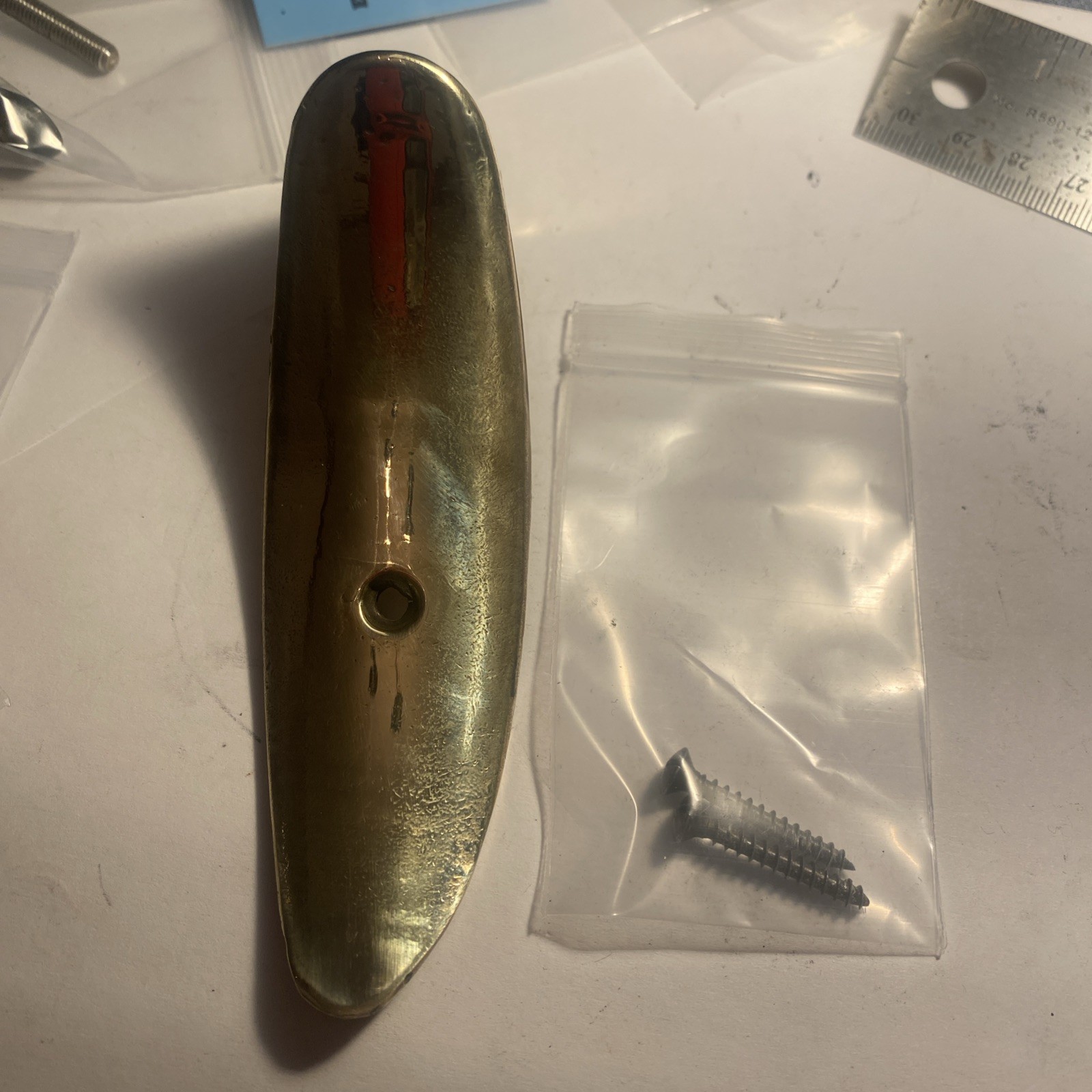 CVA Hawken Sidelock Muzzleloader Brass Buttplate W/ Screws