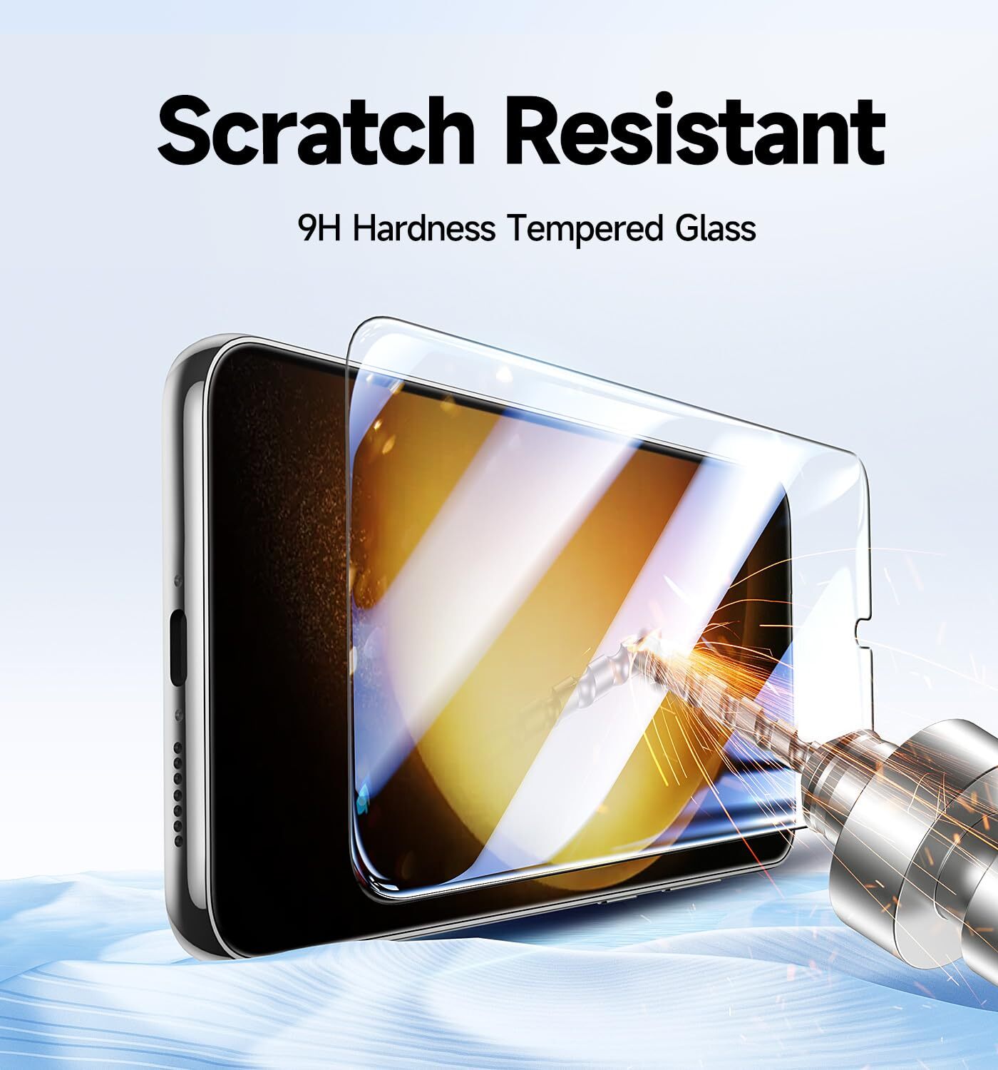 MAGIC JOHN For Samsung Galaxy S23 Plus Tempered Glass Screen Protector 2Pack