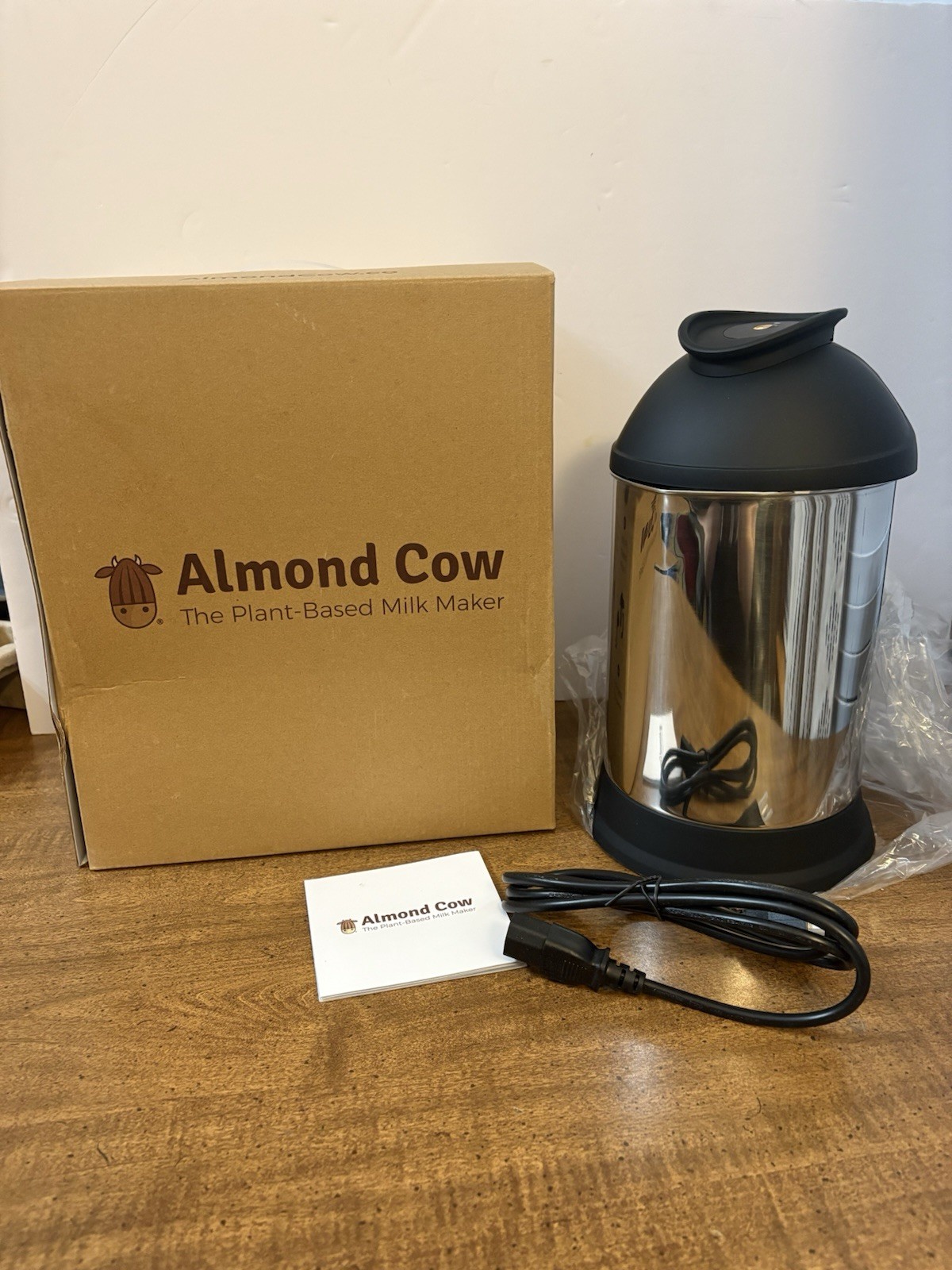 Almond Cow The Milk Maker Plant-Based Milk Maker - 120V Stainless Steel Open Box