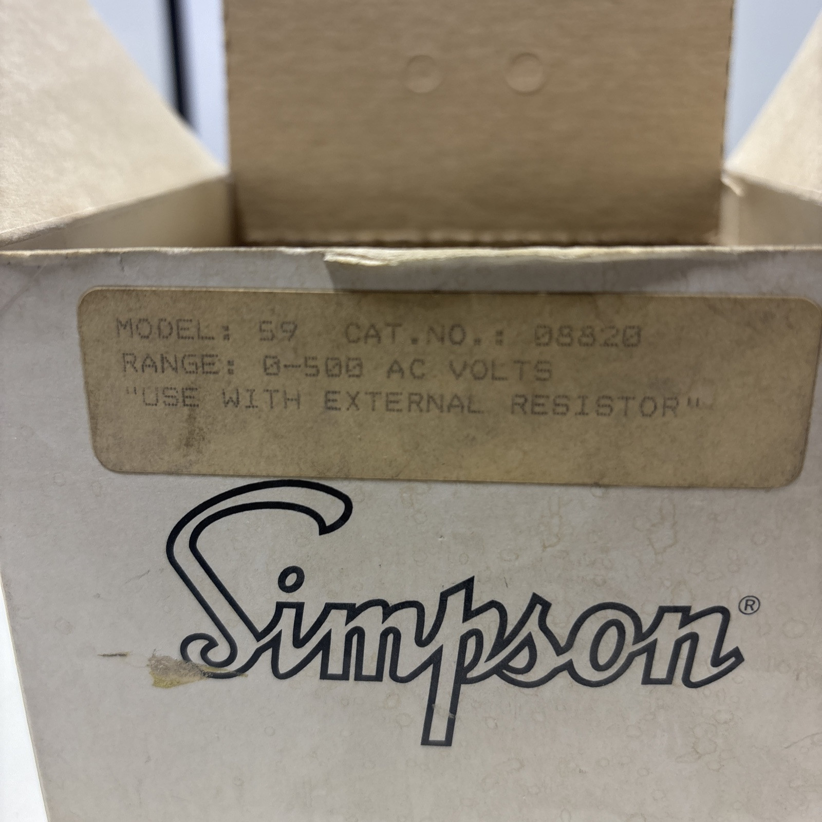 SIMPSON 08820