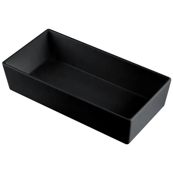 TableCraft CW5012BK Simple Solutions™ Third Size 3.3 Qt. Aluminum Bowl