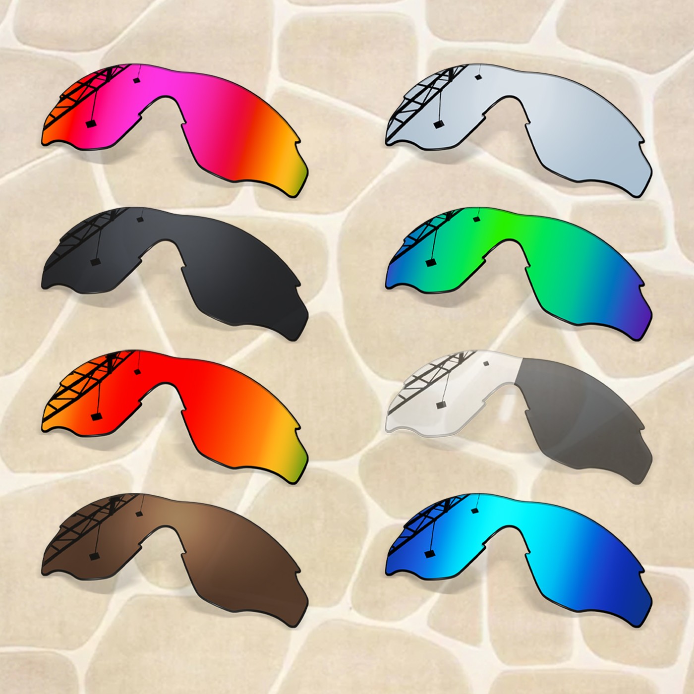 Anti-Scratch Polarized Replacement Lenses for Oakley M2 Frame OO9212 Sunglasses