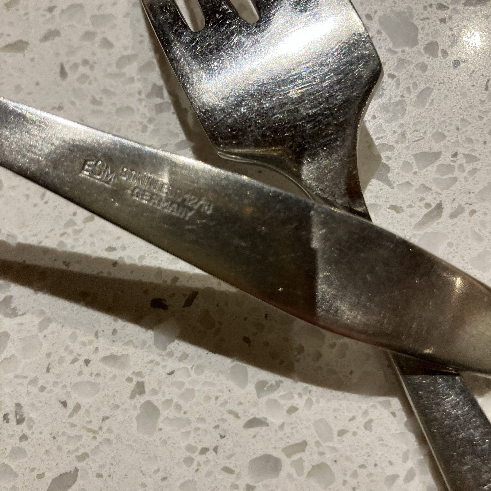 5 Salad Fork ESM7 by ESM Stainless 12/18 Germany