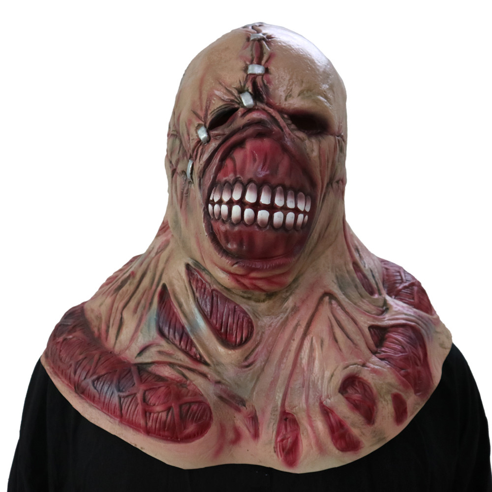 Resident Evil 3 Nemesis Mask Zombie Game Cosplay Prop Replica Fancy Dress Hallow