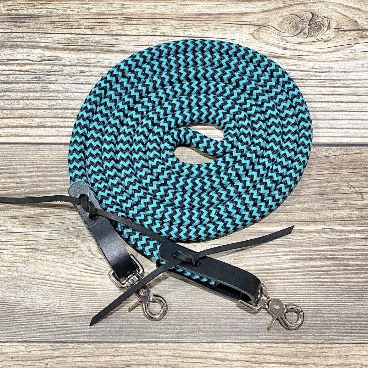 8 ft Cotton Braided Horse Rope Western Barrel Reins,  Equestrian Tack Supplies