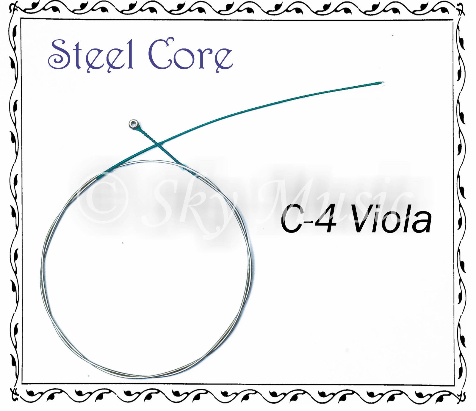 Superior Steel Core Viola Replacement Strings (Set) in 16" Size