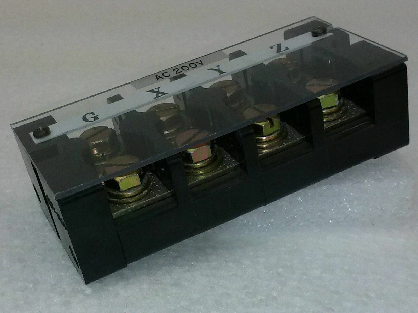 TEL Tokyo Electron Gas Box Terminal Block 4-Position, Used