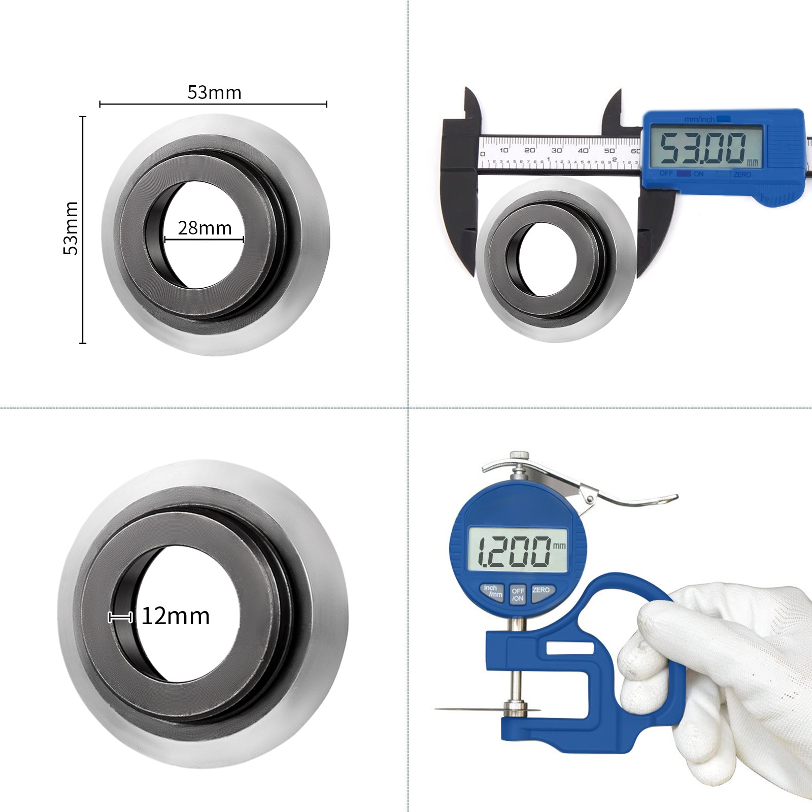 VEVOR Wire Stripper Blades 4 Replacement Blades, for HXSMS-26 Stripping Machines