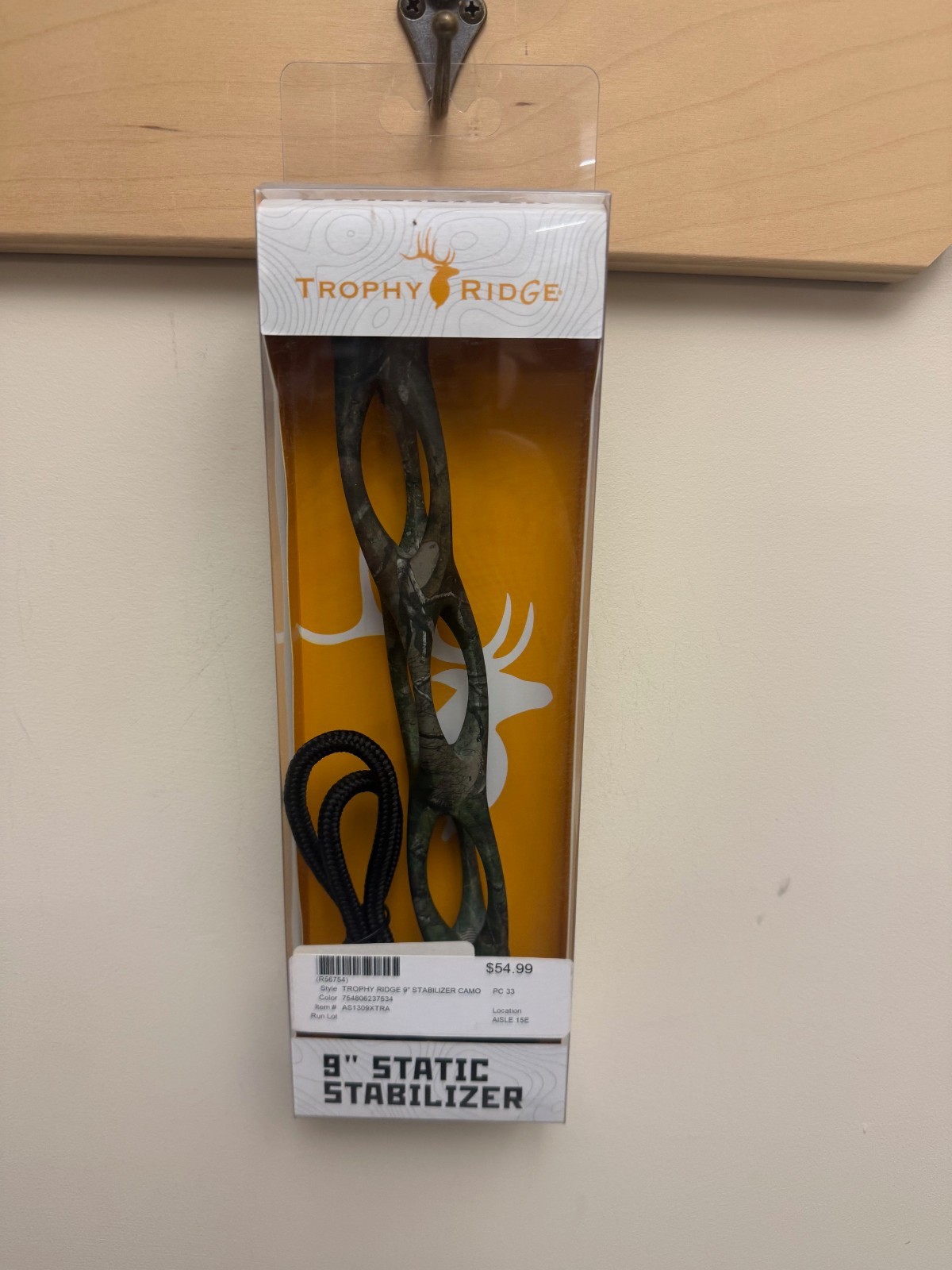 Trophy Ridge Static Bow Stabilizer Wrist Sling Color Camo