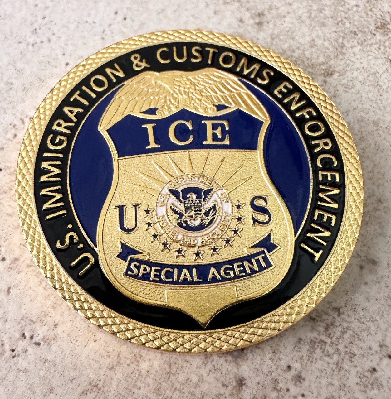 ICE Immigration and Customs Enforcement Challenge Coin ·IN STOCK· ·PERFECT GIFT·