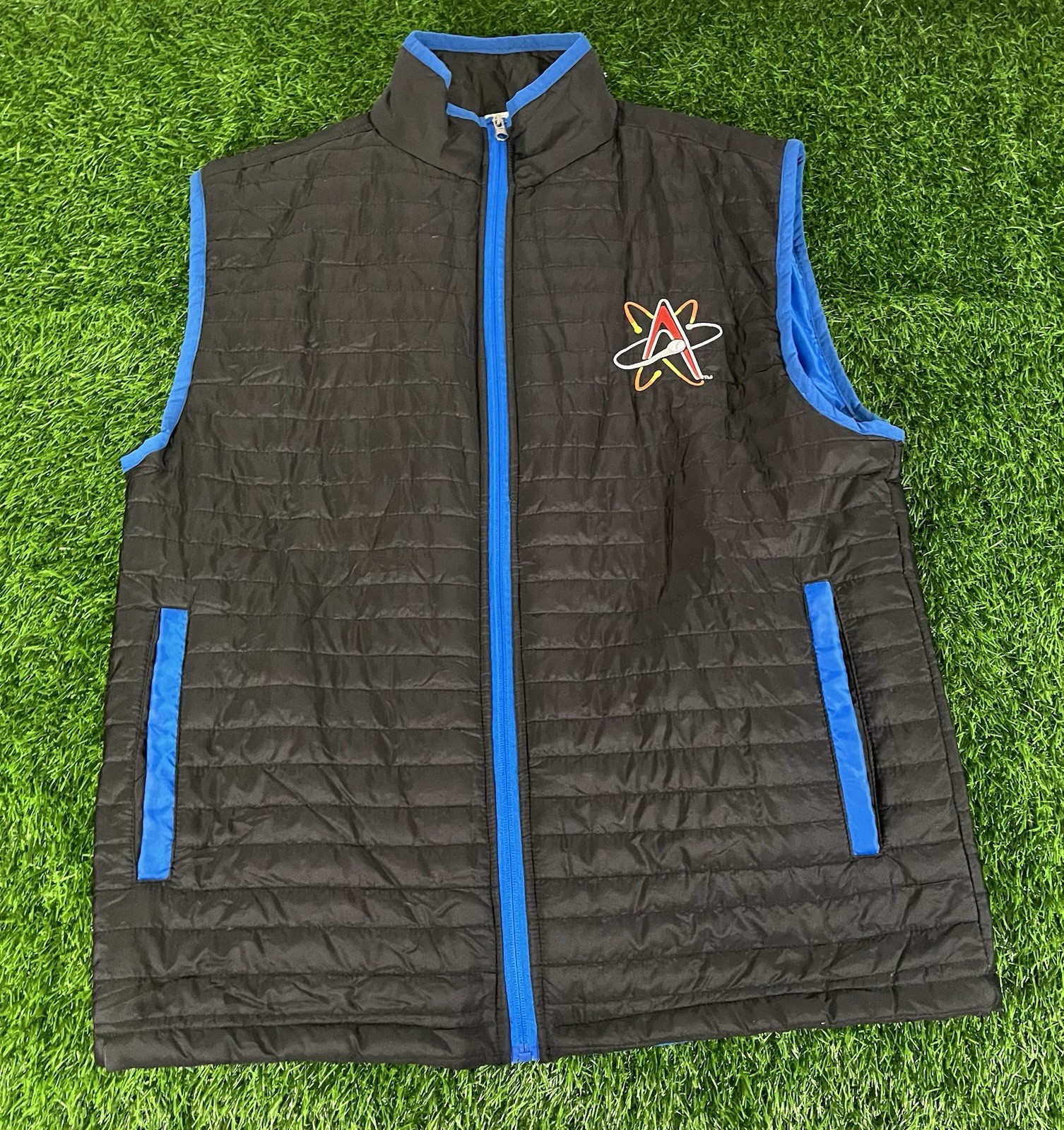 Albuqurque Isotopes SGA Outdoor Vest Black and Blue ActiveWear Unisex Adult XL