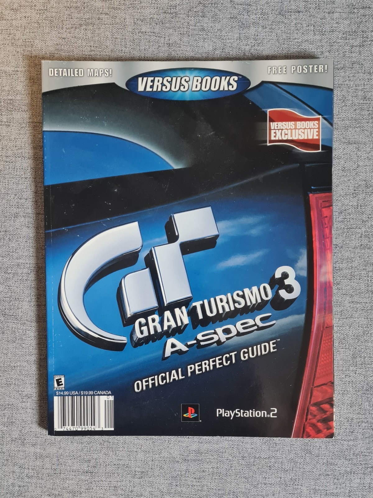Gran Turismo 3 A-Spec Official Strategy Guide WITH Poster - Versus Books PS2