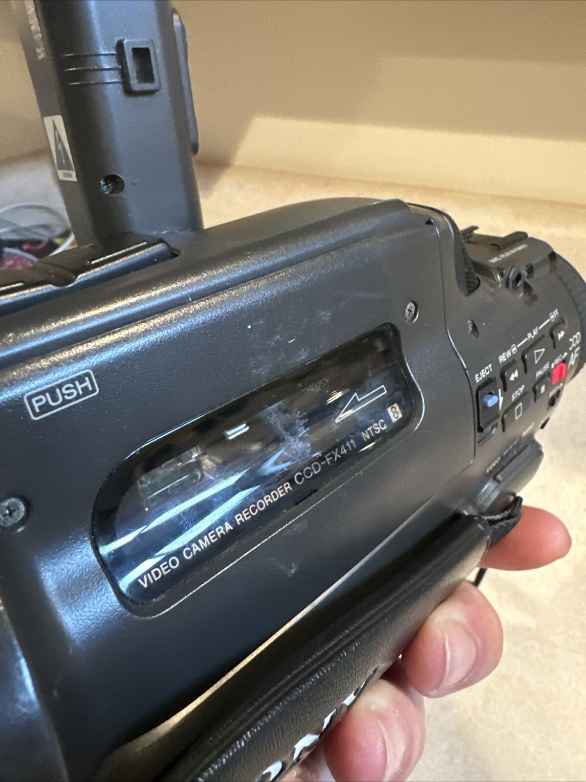 Sony Video 8 Handycam 10x Focus UNTESTED. No Battery.