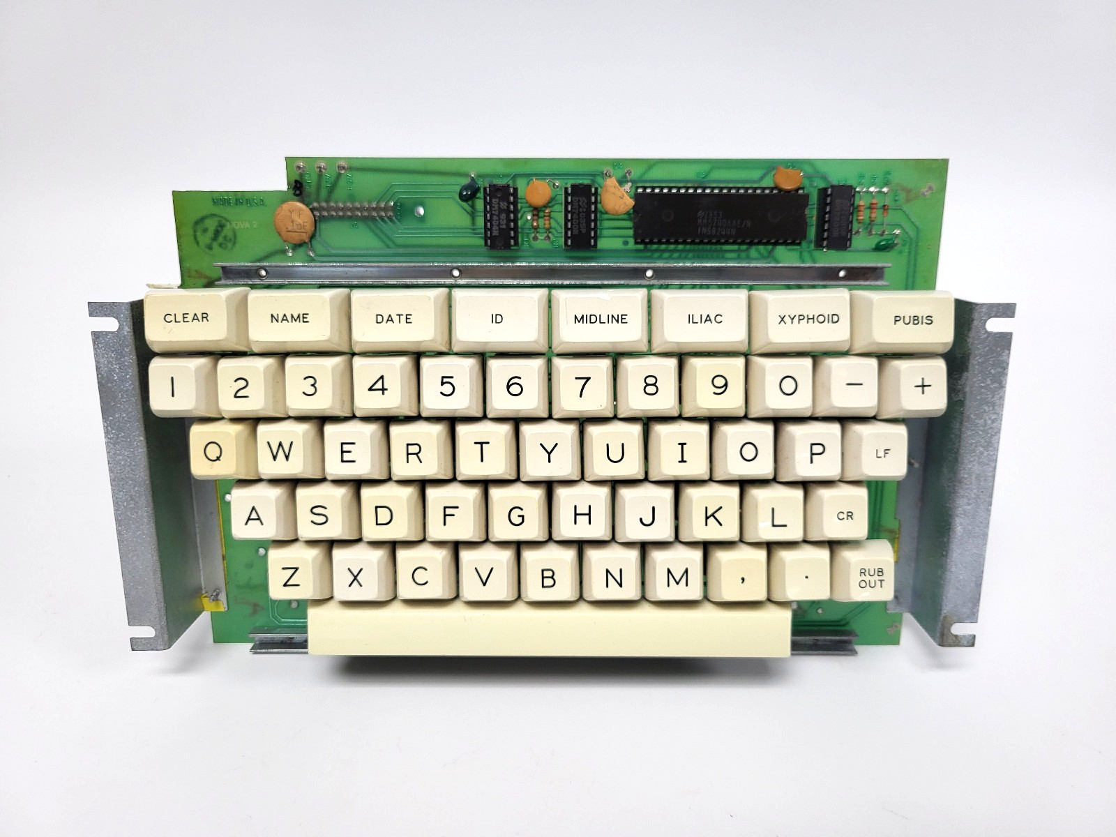 Vintage 1980 Medical Keyboard 52-Key with Datanetics DC-51 Switches 3777090