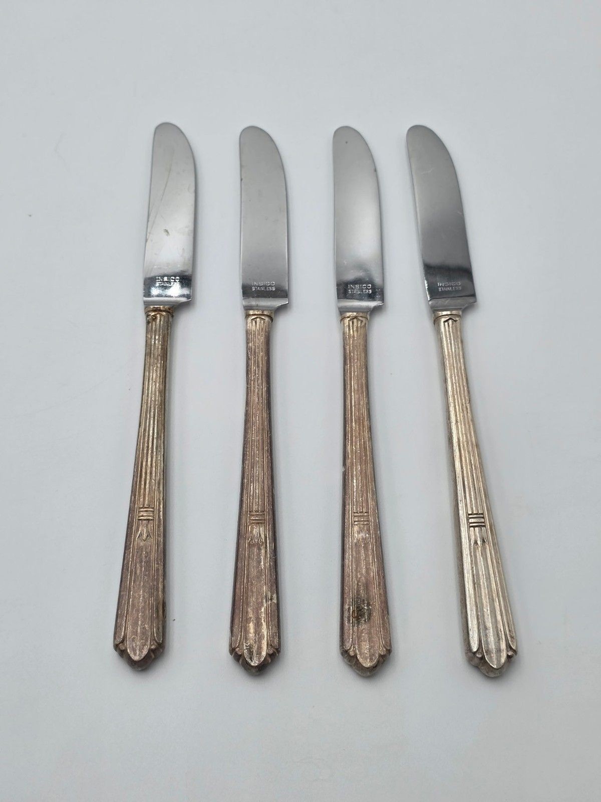 VTG 4 StratfordPlate Viande (Meat) Insico Stainless Knifes