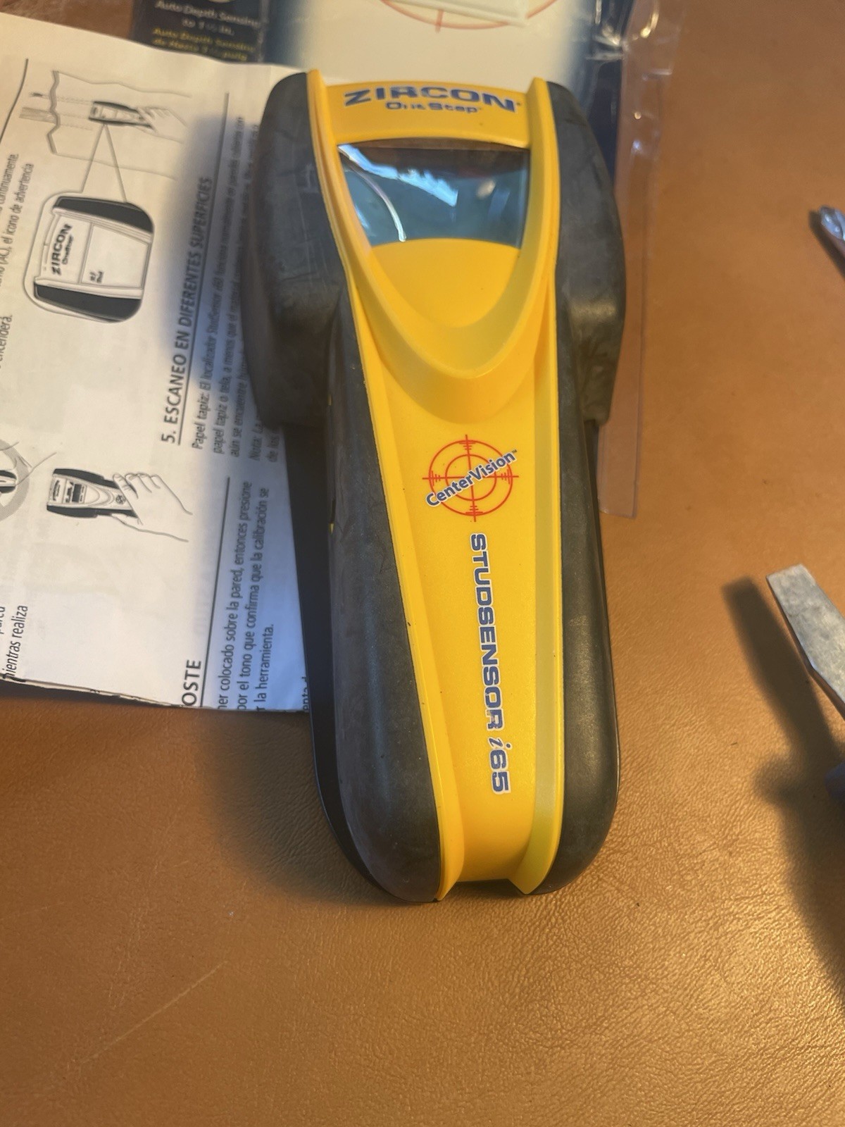 Zircon StudSensor i65 OneStep Center Finding Stud Finder, Tested & Works