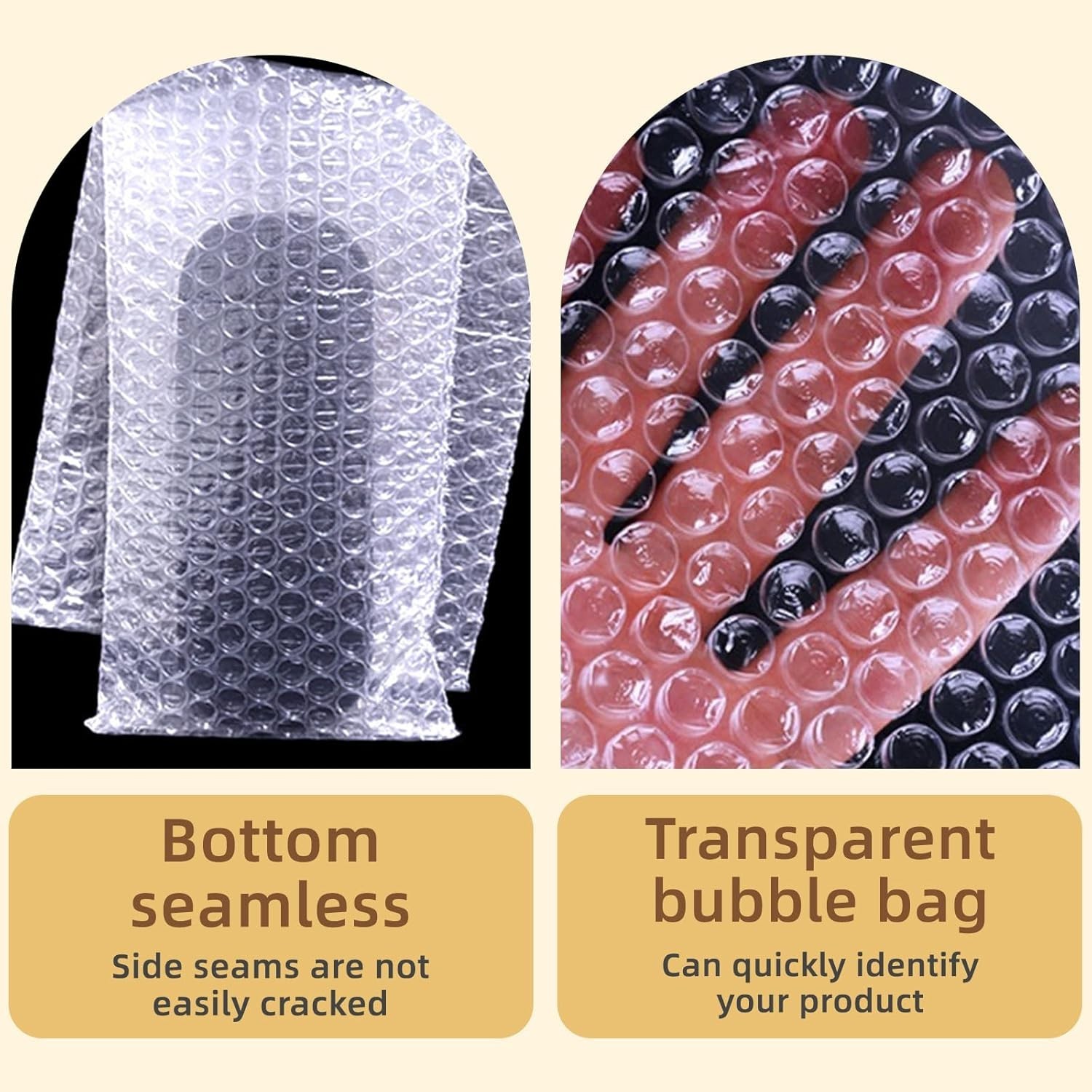 Protective Bubble Wrap Pouches, 50 Pack 12x14'' - Easy & Cost-Effective Shipping