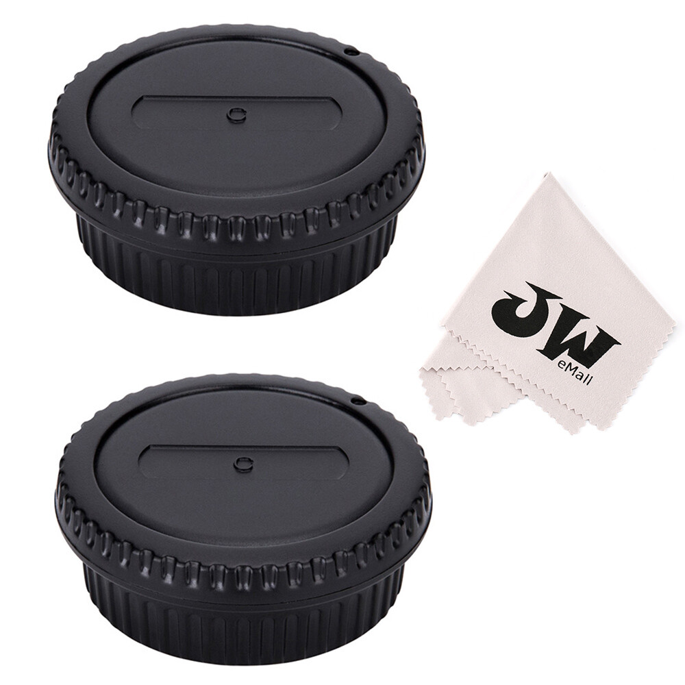 2-Pack Body Cap & Rear Lens Cap for Canon T7i T6i T5i T4i T3i 80D 77D 70D 50D