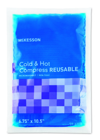 McKesson Hot / Cold Pack, Large 6.75 X 10-1/2 Inch, Reusable, 2 Count