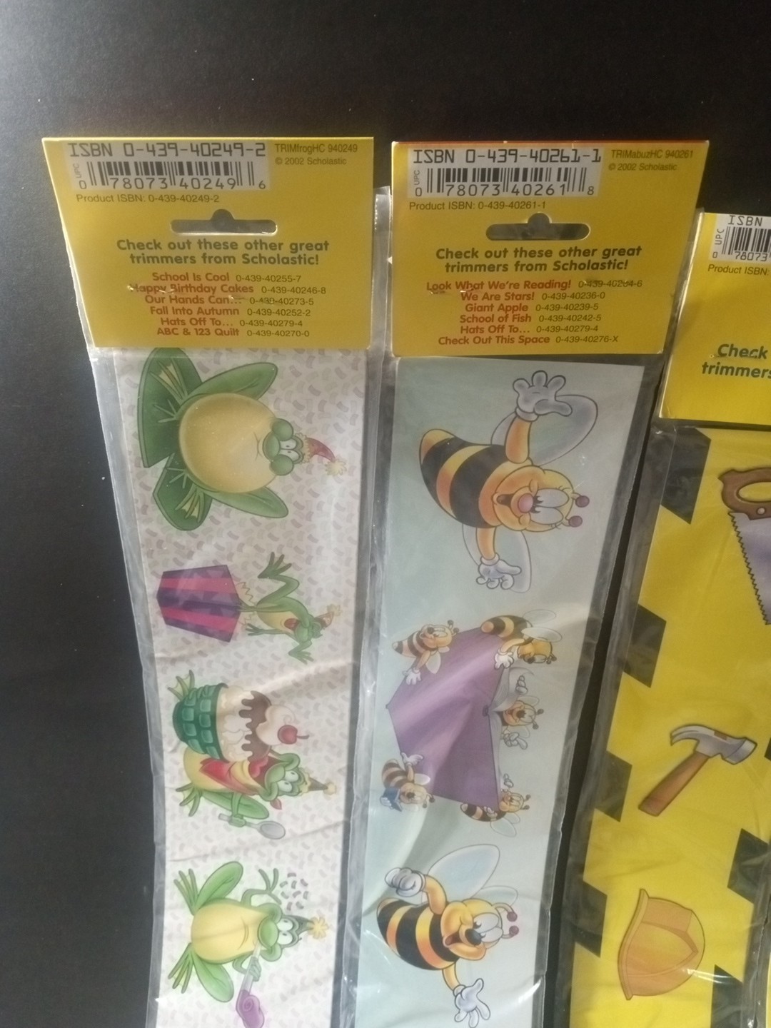4-Scholastic 39 Ft Trimmers/Borders For Kids Room/Classroom/Playroom/Crafts