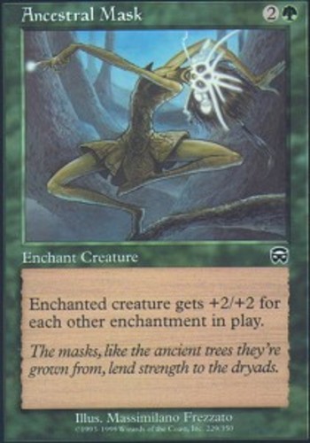 1x Ancestral Mask Heavy Play MTG Magic - Kid Icarus -