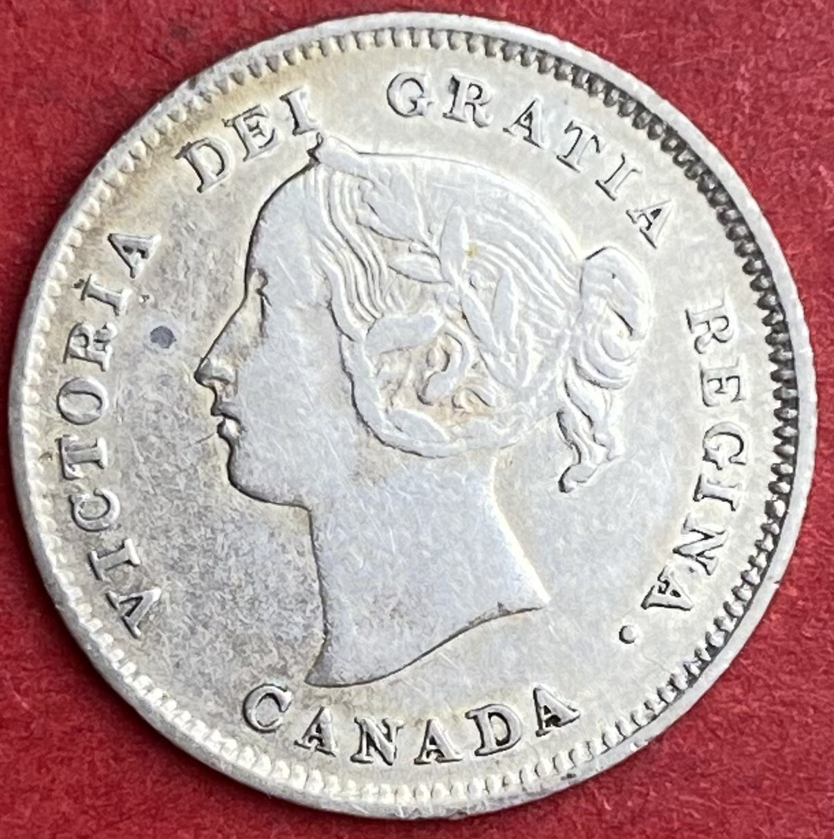 1900 Canada 5 Cents Round 0 - VF - Lot#6382
