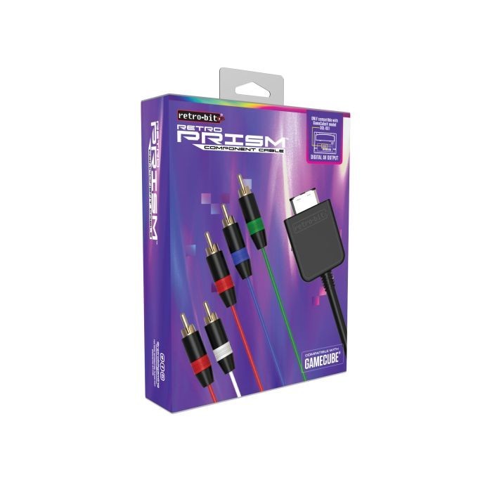 Retro-Bit Prism Component Cable GameCube DOL-001 HD Component YPbPr NEW