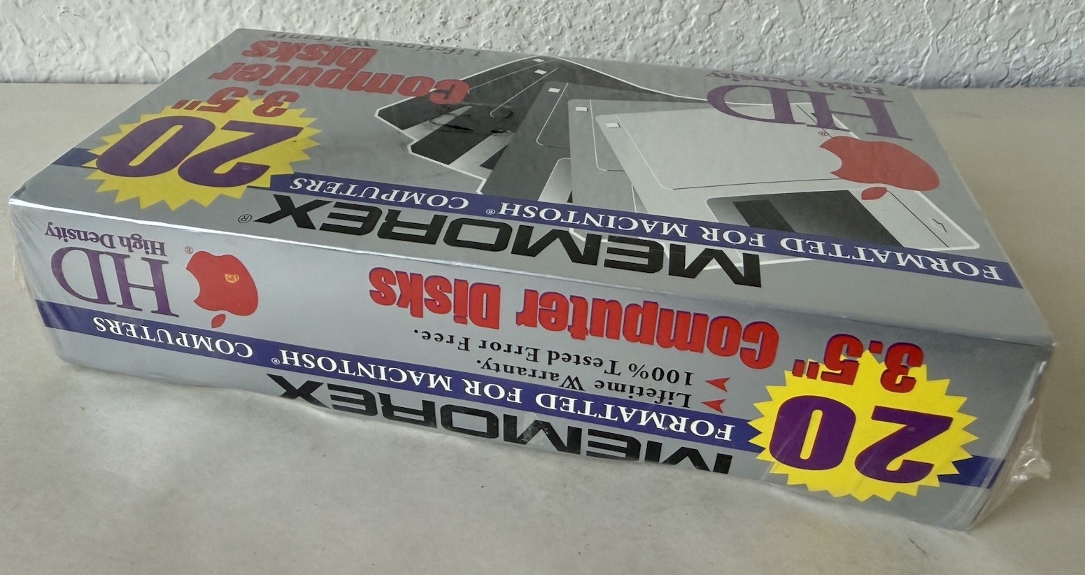 Memorex HD High Density 20 Pack 3.5” Computer Floppy New Sealed Macintosh Format