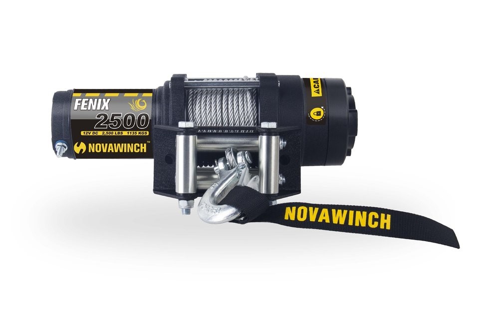 Novawinch 701001068814 Fenix25 2500lb 12V Electric ATV Winch Steel Cable