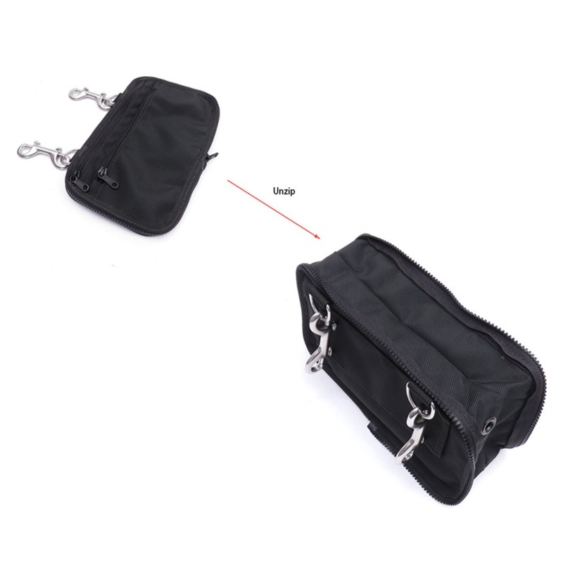 Side-mounted Back Fly BCD Storage Bag Mini Type Scuba Diving Storage Pocket