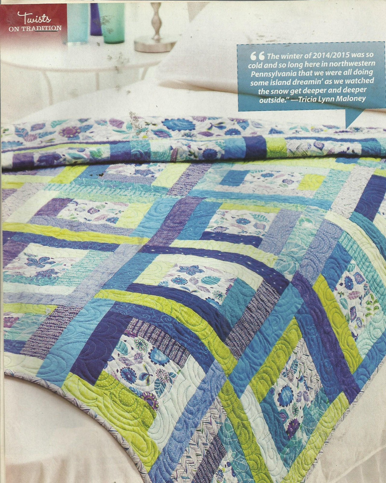 F0042 ISLAND DREAMIN'  QUILT PATTERN/INSTRUCTIONS
