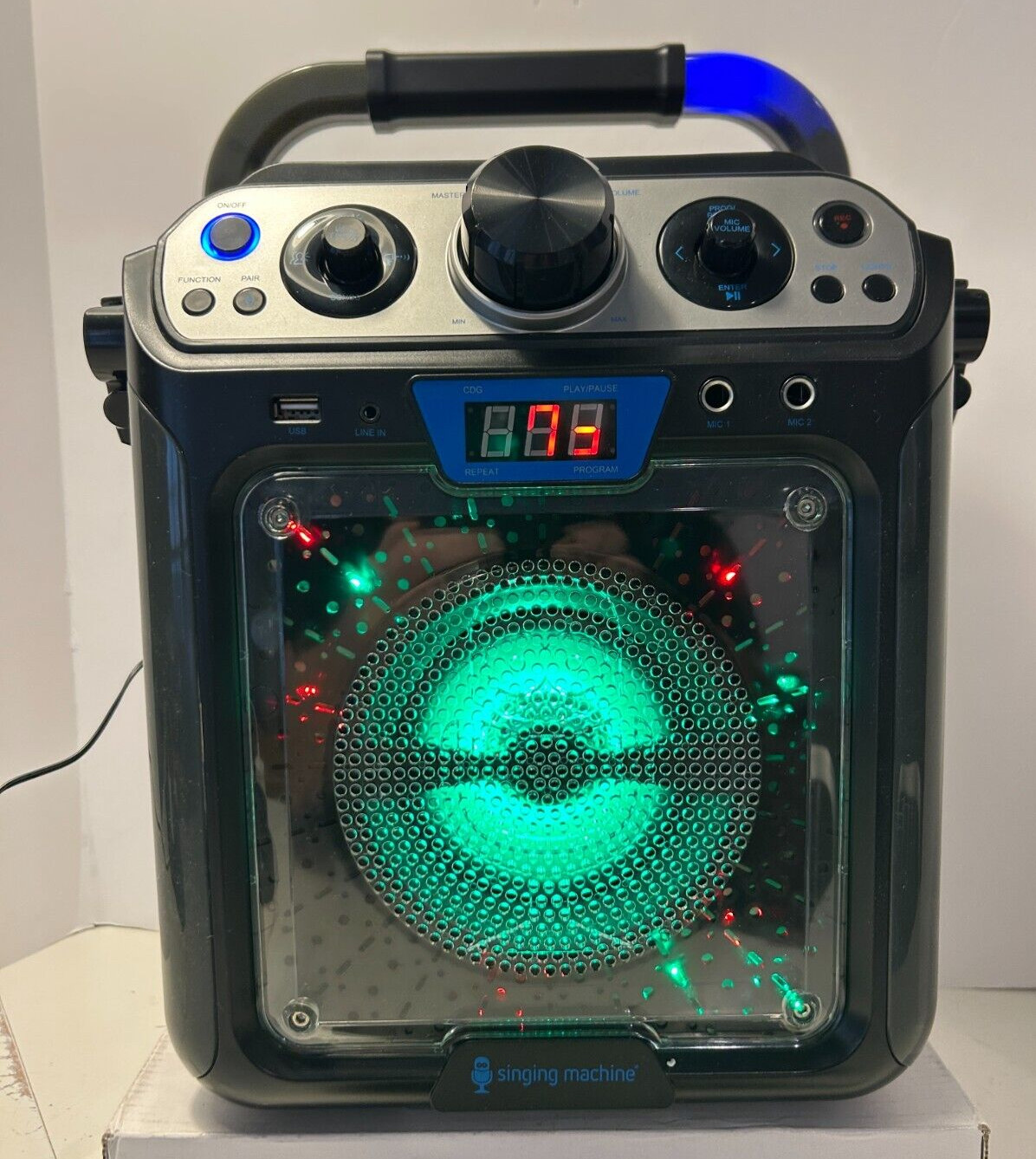Singing Machine Portable Groove Hype Bluetooth Karaoke System (SML712BK) - [LN]™