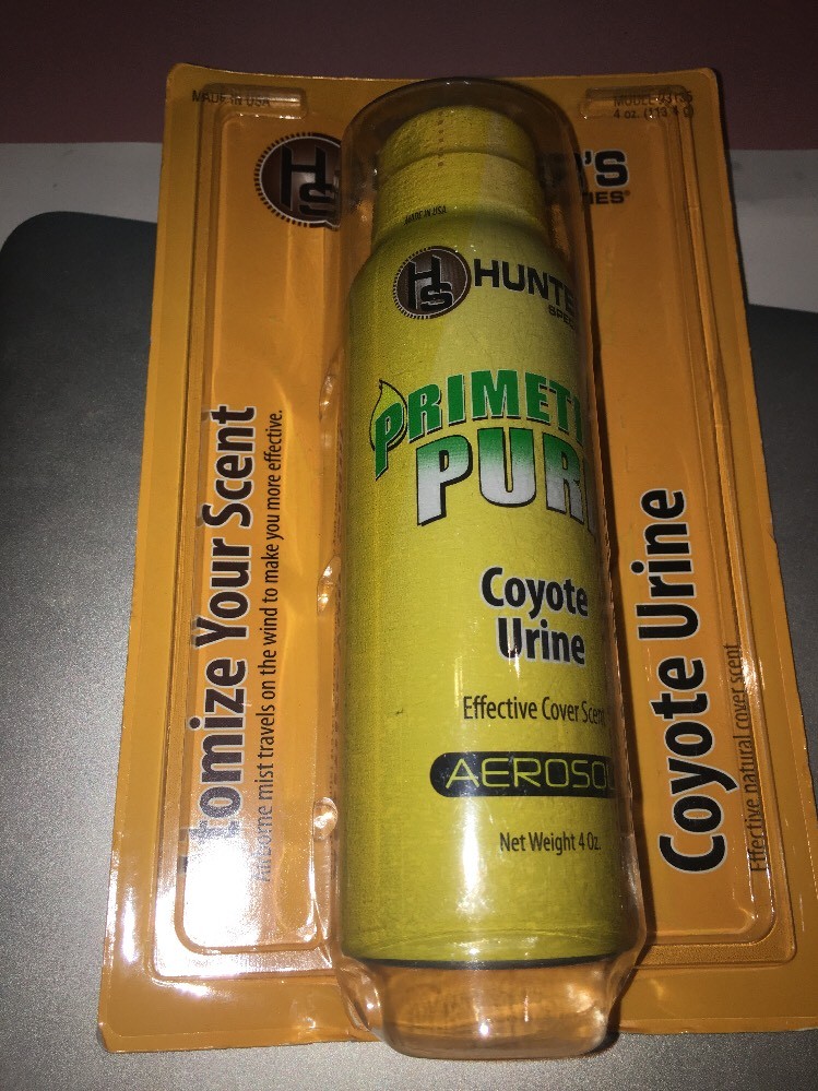 Hunter's Specialties Primetime Pure Coyote Urine 4 oz, 03135 Atomize Your Scent