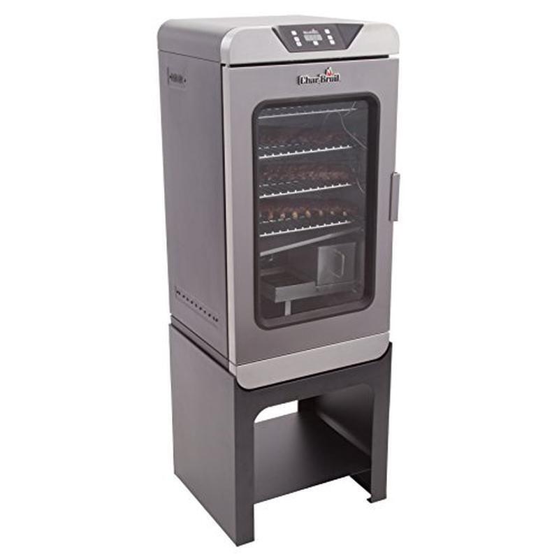 30 in Electric Smoker Stand Raised Height Alloy Steel Construction Patio Lawn