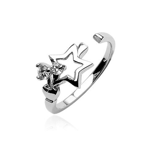 925 Sterling Silver Toe Ring Toe Rings Star Design