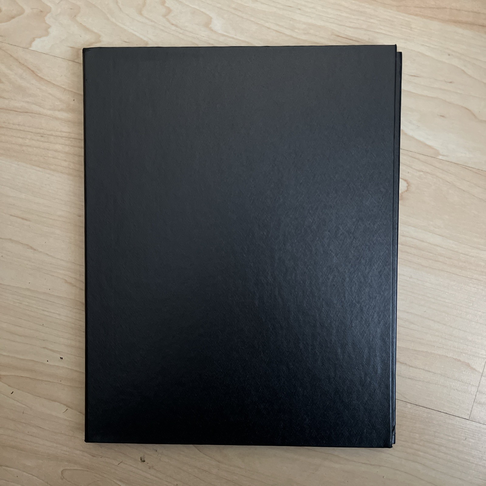 Restaurant Cafe Bar Spa Menu Cover 8.5x11 Book Style Price List Holder Black NEW