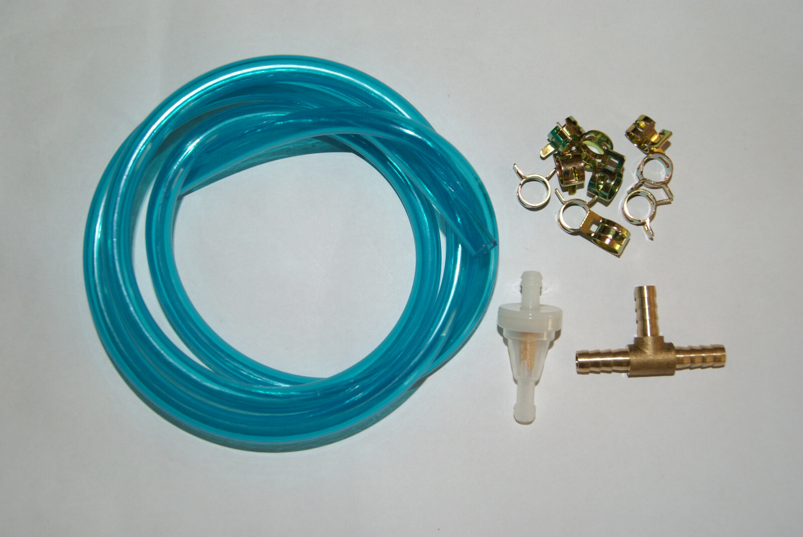 1/4" Fuel T polyurethane fuel barb Tee motorcycle gas line