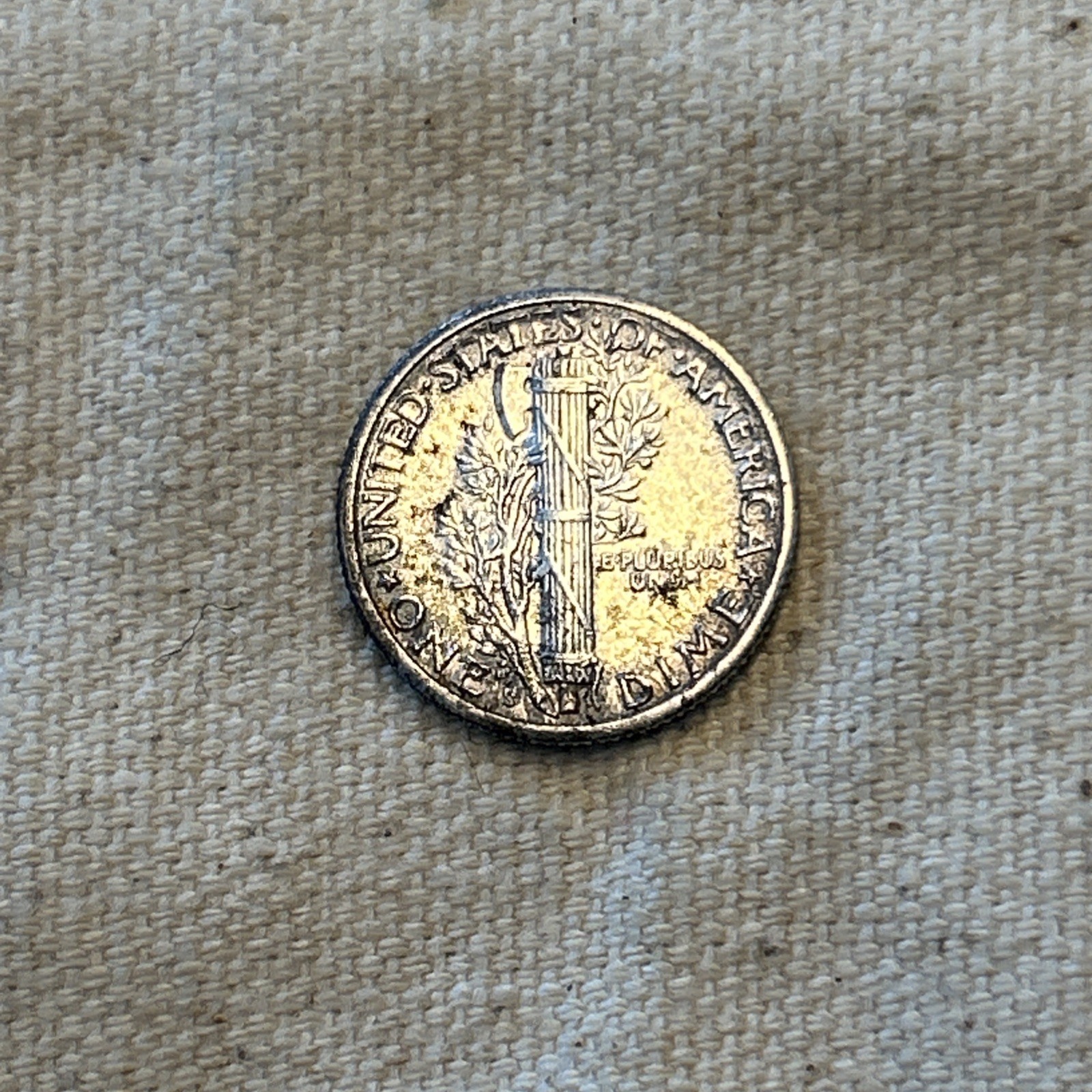 1925-S Mercury Dime ~ BU/Uncirculated ~ 90% Silver