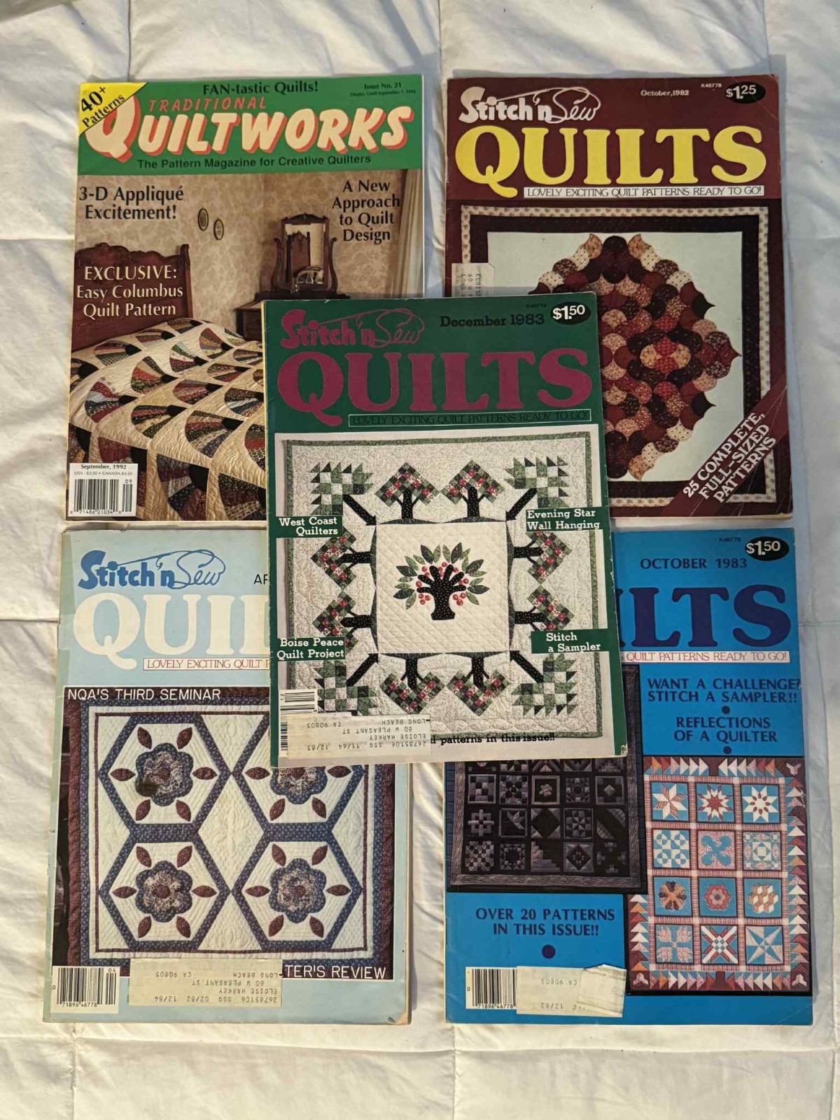 !!*Quilting Pattern Books - Lot Of 5 Books
