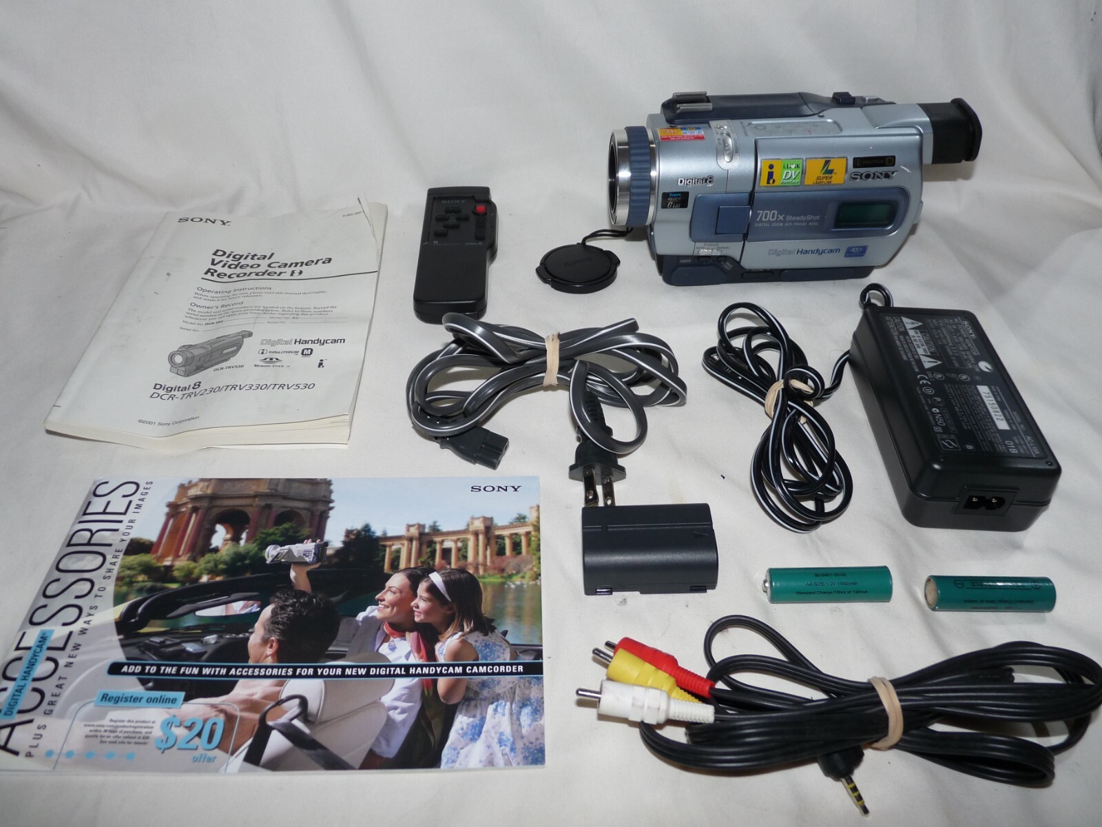 Sony DCR-TRV530 Digital8 HI8 8mm Video8 Camcorder VCR Player Video Transfer