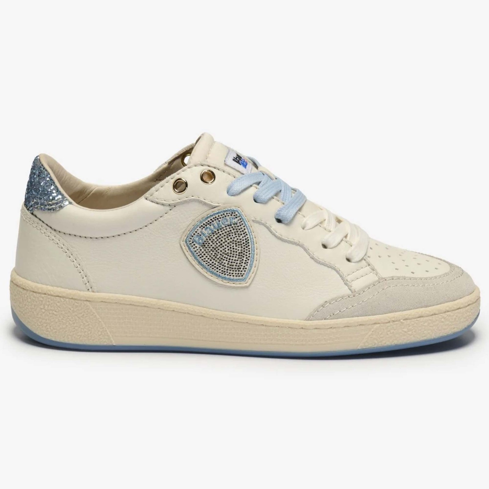 Blue Olympia21 White Sneaker