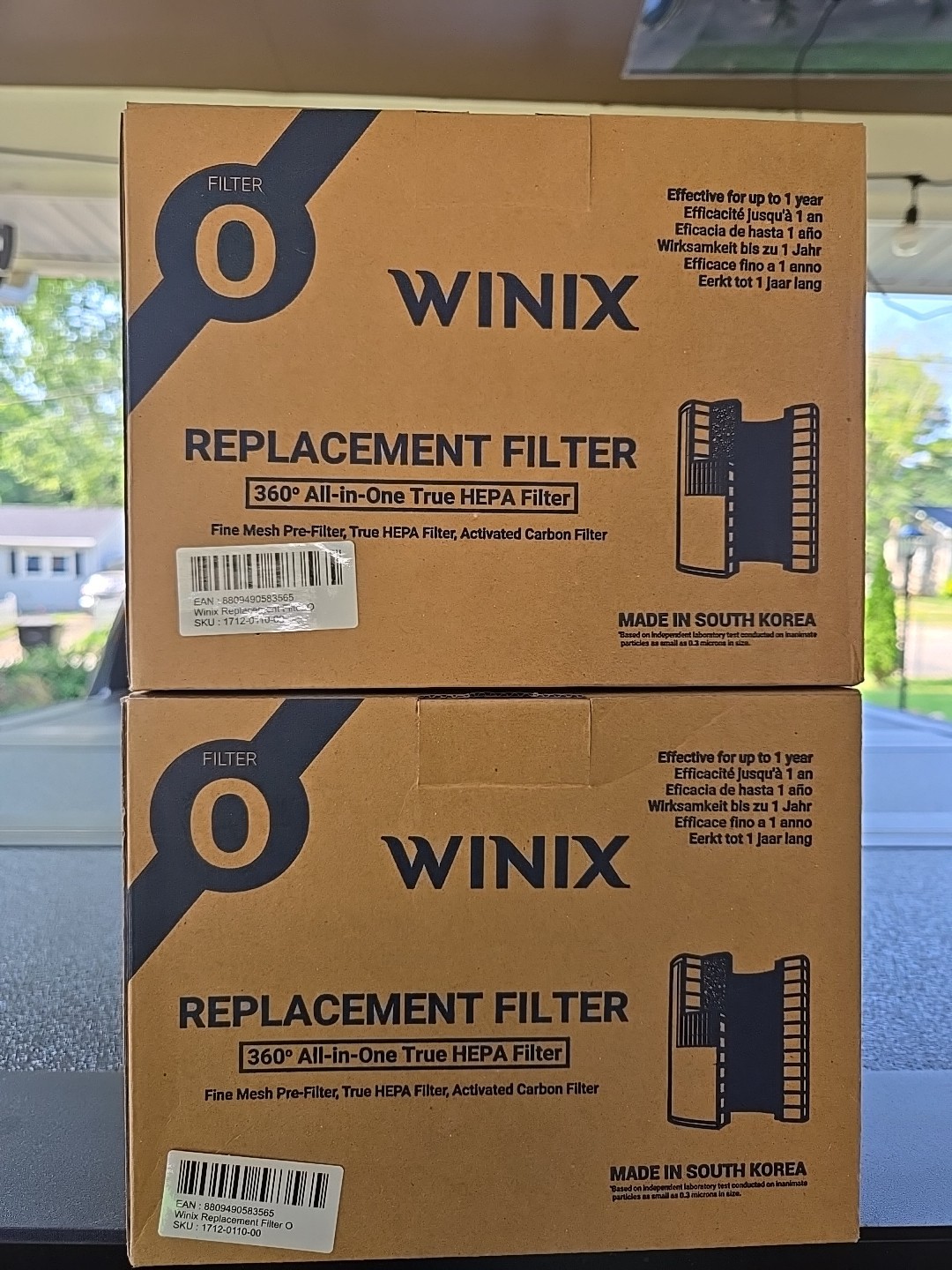 Winix Replacement Filter O, 360° All-in-One True HEPA Fits Winix A231 & A230 (2)